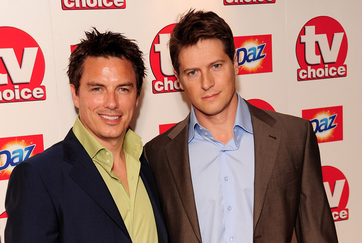 John Barrowman and Scott Gill, pictured in 2010.