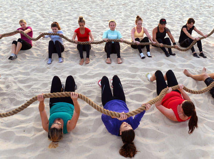 Are crunches the best way to get ripped abs? (Photo credit: WILLIAM WEST/AFP/Getty Images)