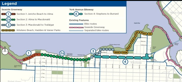 Vancouver approves Point Grey Road bike route - BC | Globalnews.ca