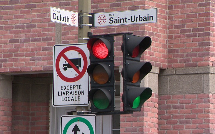 This Montreal intersection was at the heart of a controversial fine on Wednesday. 
