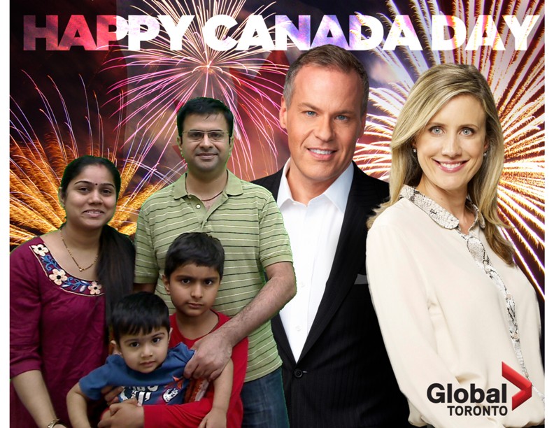 Trivedi Canada Day Celebration Square