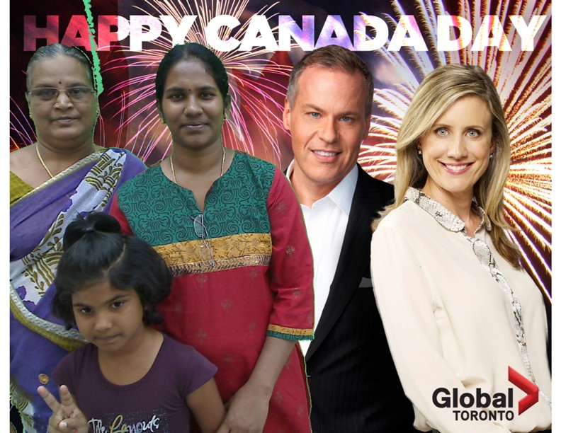 Veerappanen Canada Day Celebration Square