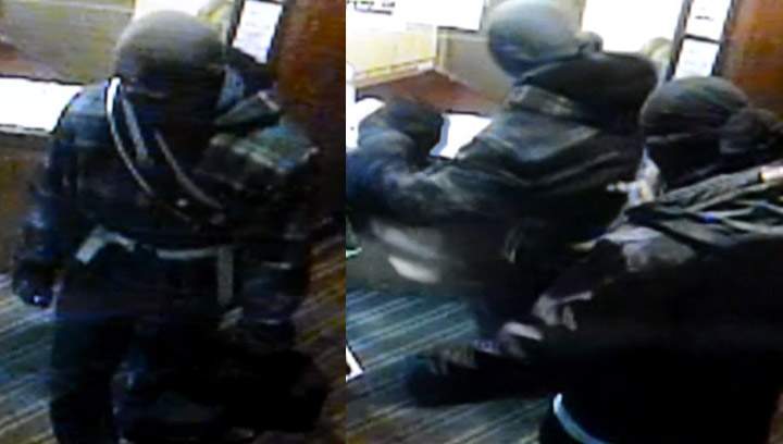 RCMP on the hunt for suspects after Lunn Hotel in Canora robbed by two masked and armed men.