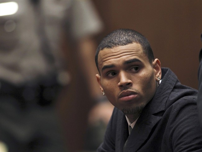 Chris Brown, pictured in February 2013.