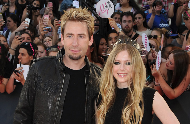 Chad Kroeger and Avril Lavigne, pictured in Toronto in June 2013.