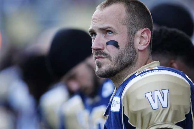 Buck Pierce during his time with the Blue Bombers.