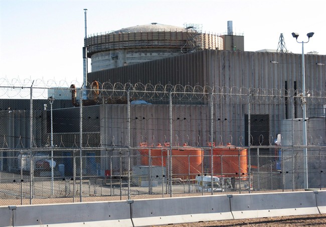 The exterior of the Point Lepreau Nuclear Generating station is pictured on Monday Nov. 29, 2010, in Point Lepreau, N.B. 