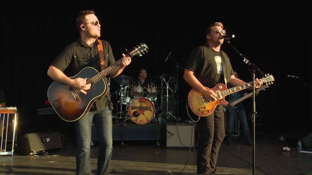 Award winning country band 'Doc Walker' plays a free show at Assiniboine Park Friday, July 12, 2013.