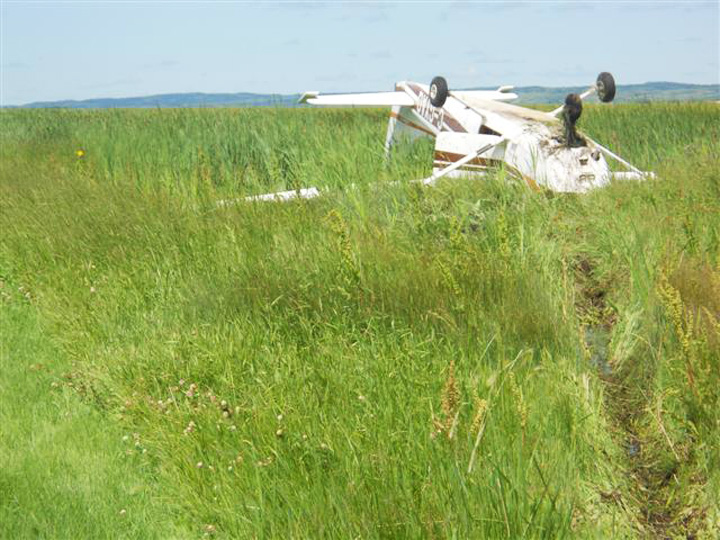 Transportation Canada is investigating a plane rollover at Carlyle, Saskatchewan.
