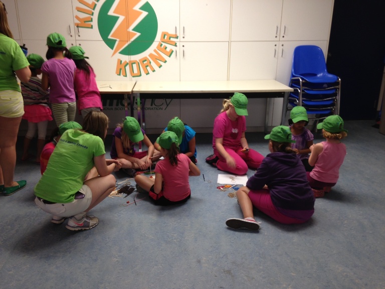 The purpose of the camp is to teach young girls more about the fields of applied sciences, such as science, technology, engineering and math.