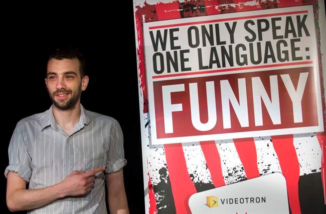 Actor Jay Baruchel arrives for a press conference in Montreal, Thursday, July 4, 2013, to announce details of his upcoming 'Jay Baruchel Gala', at this year's Just for Laughs comedy festival. 