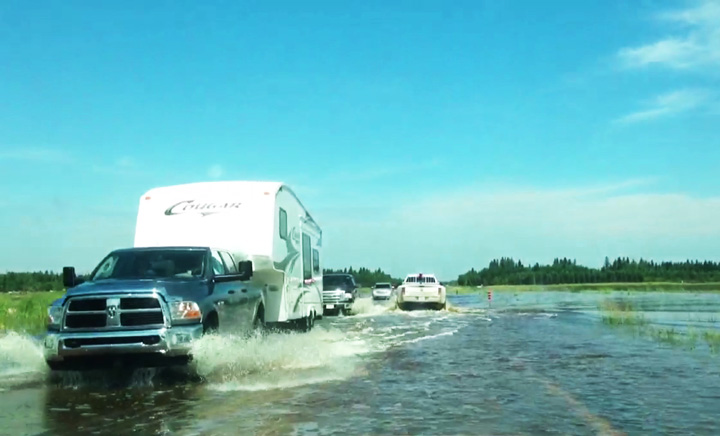 Drainage channel to be built to prevent flooding on Highway 2 in northern Saskatchewan.