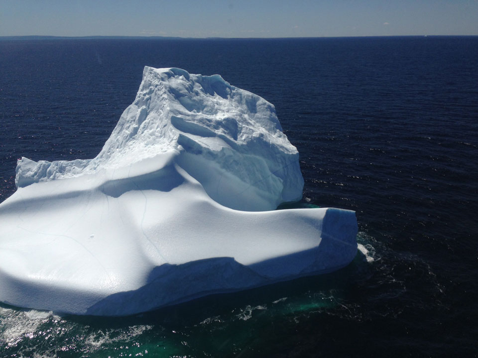 Icebergs can take years to make their way to Canadian waters from Greenland. (Photo by Ross Lord/Global National)