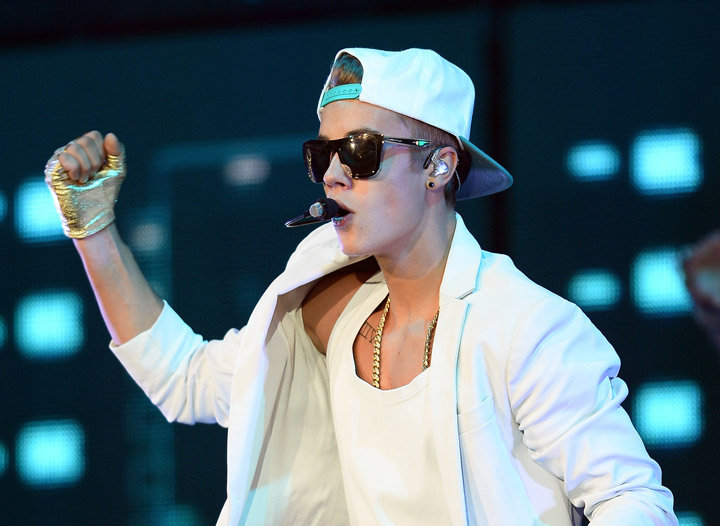 Justin Bieber, pictured in June 2013.
