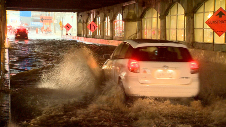 Toronto flood news TTC GO Train DVP Rob Ford