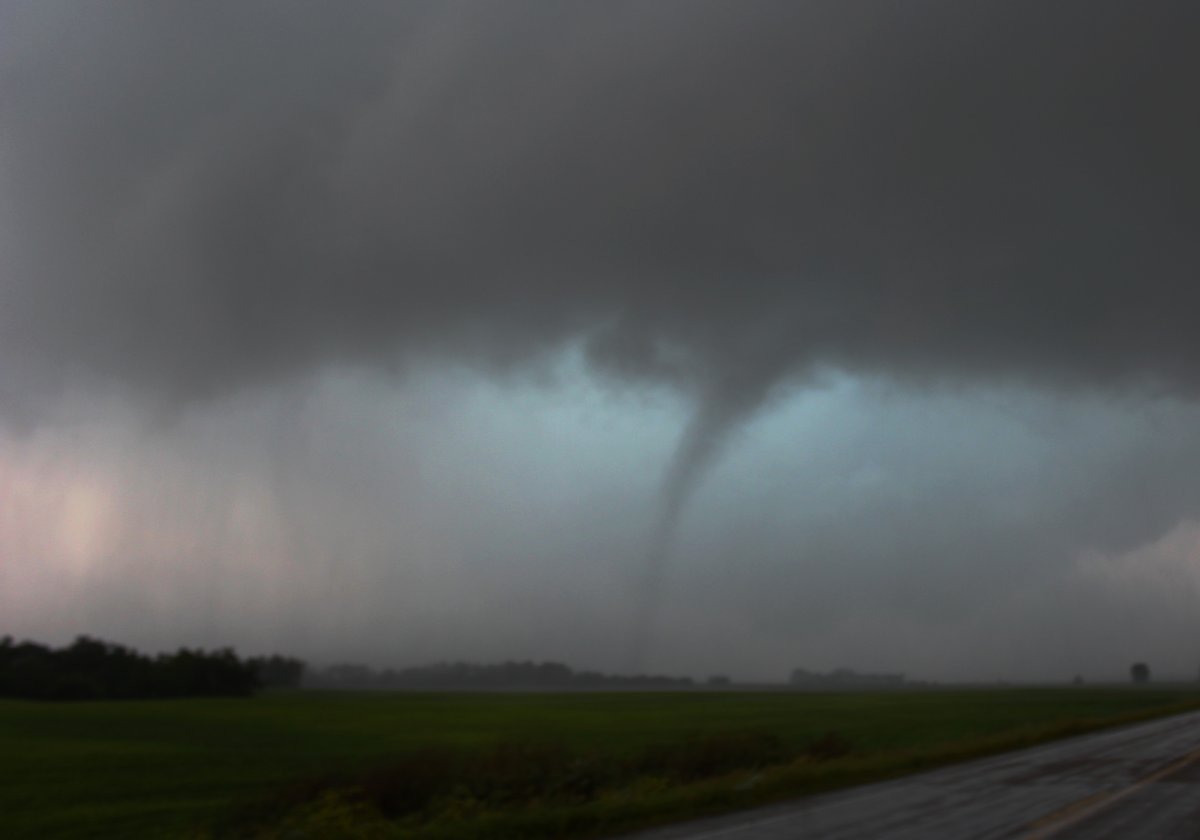 Tornado seen near Kamsack, SK.