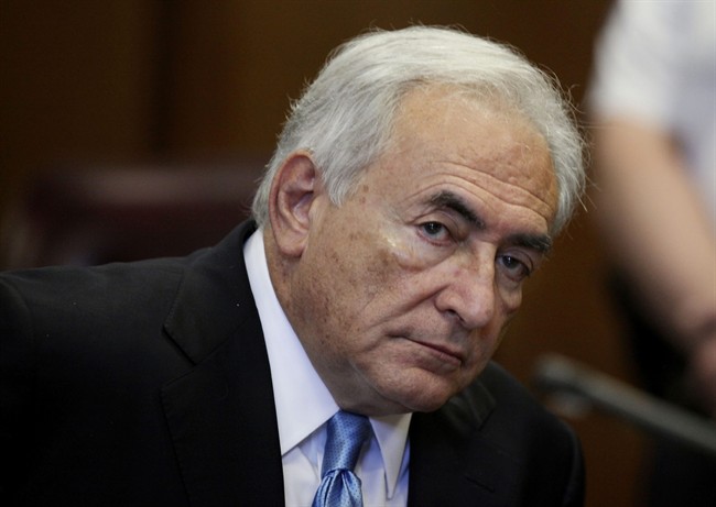  In this July 1, 2011 file photo, former International Monetary Fund leader Dominique Strauss-Kahn listens to proceedings in New York State Supreme court in New York. 