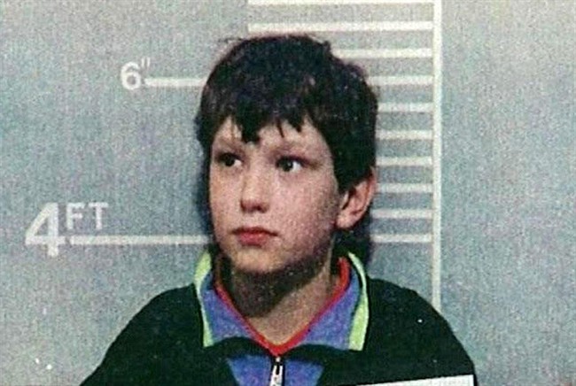 Undated police handout photo of Jon Venables one of the child killers of toddler James Bulger. One of Britain's most notorious killers has been granted parole a second time after being sent back to jail for accessing child pornography, it was reported on Thursday, July 4, 2013. Jon Venables was 10 years old when he was convicted along with another boy of abducting 2-year-old James Bulger and beating him to death in northern England. The two killers were given life sentences, but were released on parole in 2001 after being given new identities to protect them. (AP Photo, PA).