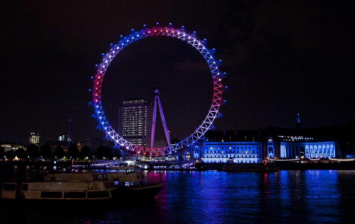 The London Eye. Niki Nikolova/Getty Images