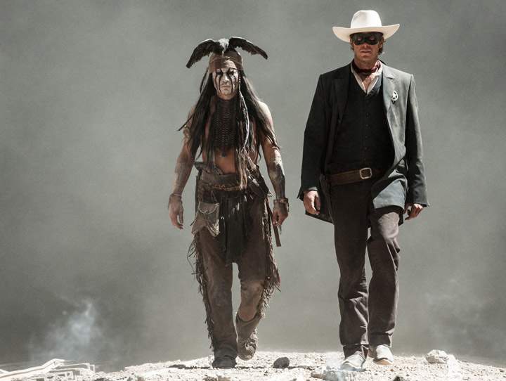 Johnny Depp and Armie Hammer star in the reboot of 'The Lone Ranger.'.