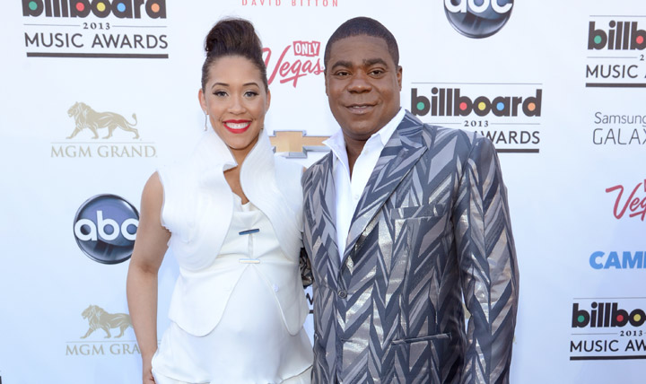 Megan Wollover and Tracy Morgan, pictured in May 2013.