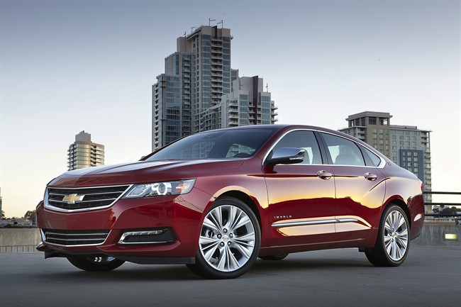 This undated photo provided by Chevrolet shows the 2014 Chevrolet Impala LTZ. 