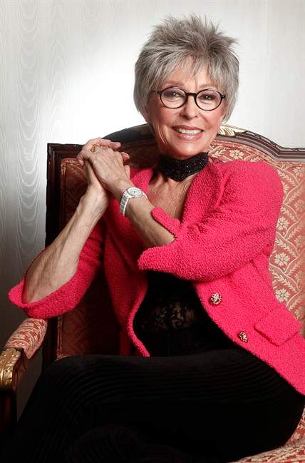 FILE - In this March 6, 2012 file photo, actress Rita Moreno poses for a portrait at the Waldorf Astoria Hotel in New York. Moreno will receive SAG-AFTRA’s Life Achievement Award for career achievement and humanitarian accomplishment at the 2014 Screen Actors Guild Awards. SAG-AFTRA Co-President Ken Howard said the 81-year-old actress is the 50th recipient of the award, “the most prestigious honor we bestow.” .