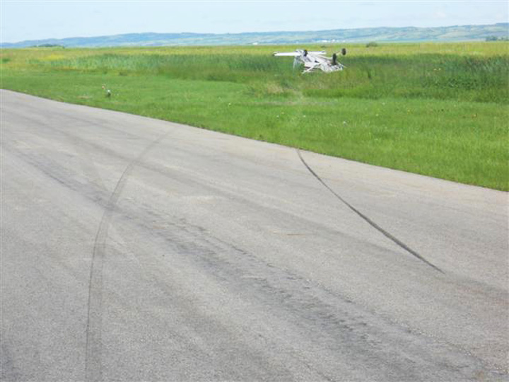 Transportation Canada is investigating a plane rollover at Carlyle, Saskatchewan.