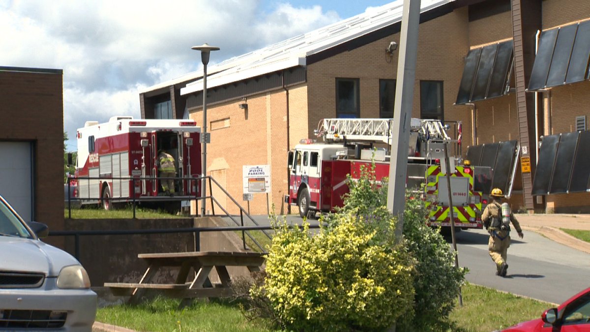 Halifax Regional Fire responded to a report of an odour at Centennial Pool around noon on Wednesday and evacuated the building as a precaution.