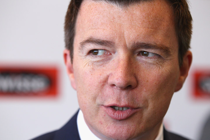 Rick Astley, pictured in 2012.