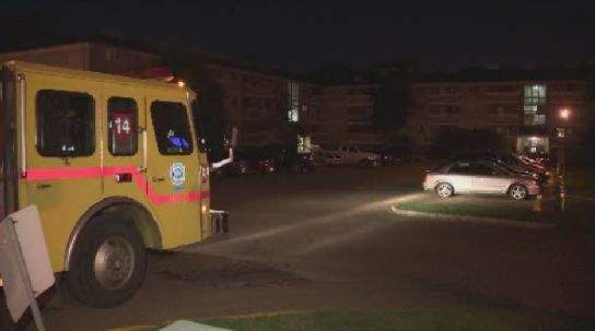 Roof collapses at north side apartment - image