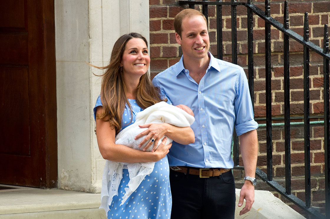 According to a new survey from Scotiabank, William was more likely than Kate to save ahead for little George. That's perhaps because he thinks it will cost more. 