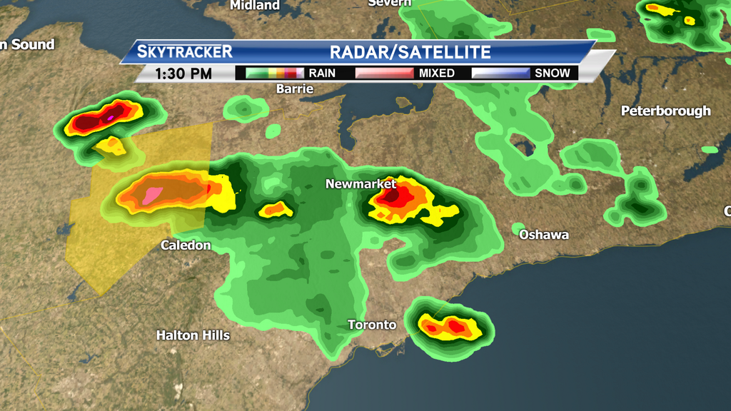 Thunderstorms are already up across the GTA and Southern Ontario.