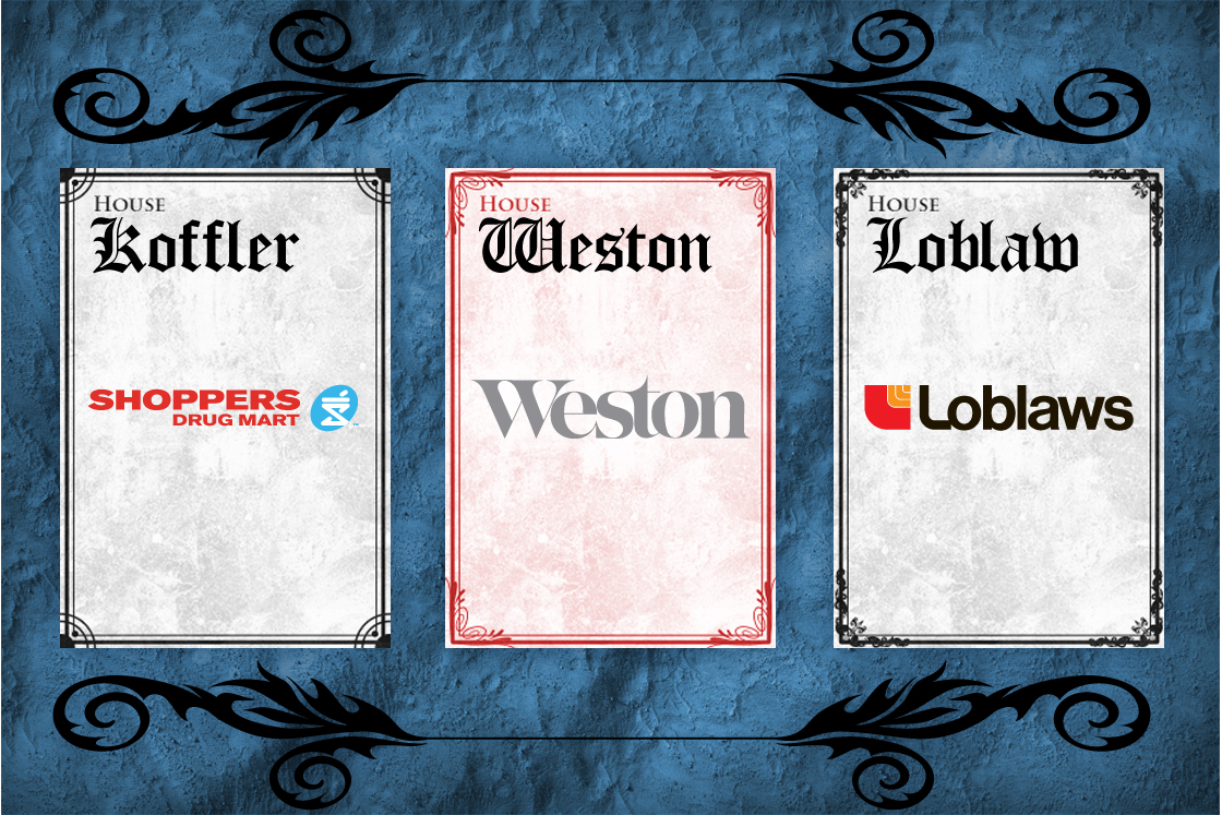 The proposed merger would be the latest and richest development in what can be described as a “Game of Thrones”-like saga of the Canadian retail sector that has been over a century in the making, and whose lineage can be traced back to three families – The Loblaws, Westons and Kofflers.