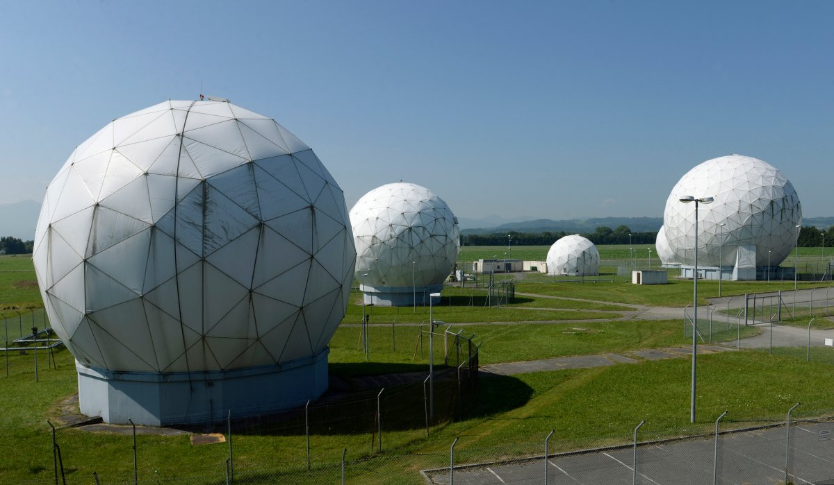 Radomes stand on the former monitoring base of the U.S. intelligence organization National Security Agency (NSA) in Bad Aibling, near Rosenheim, southern Germany, on July 16, 2013. The restructuring of the American intelligence community after September 11, 2001 caused the closure of the station in Bad Aibling in 2004.