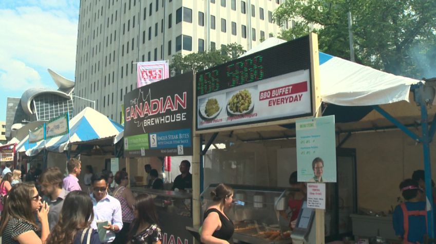 Taste of Edmonton; July 18, 2013.