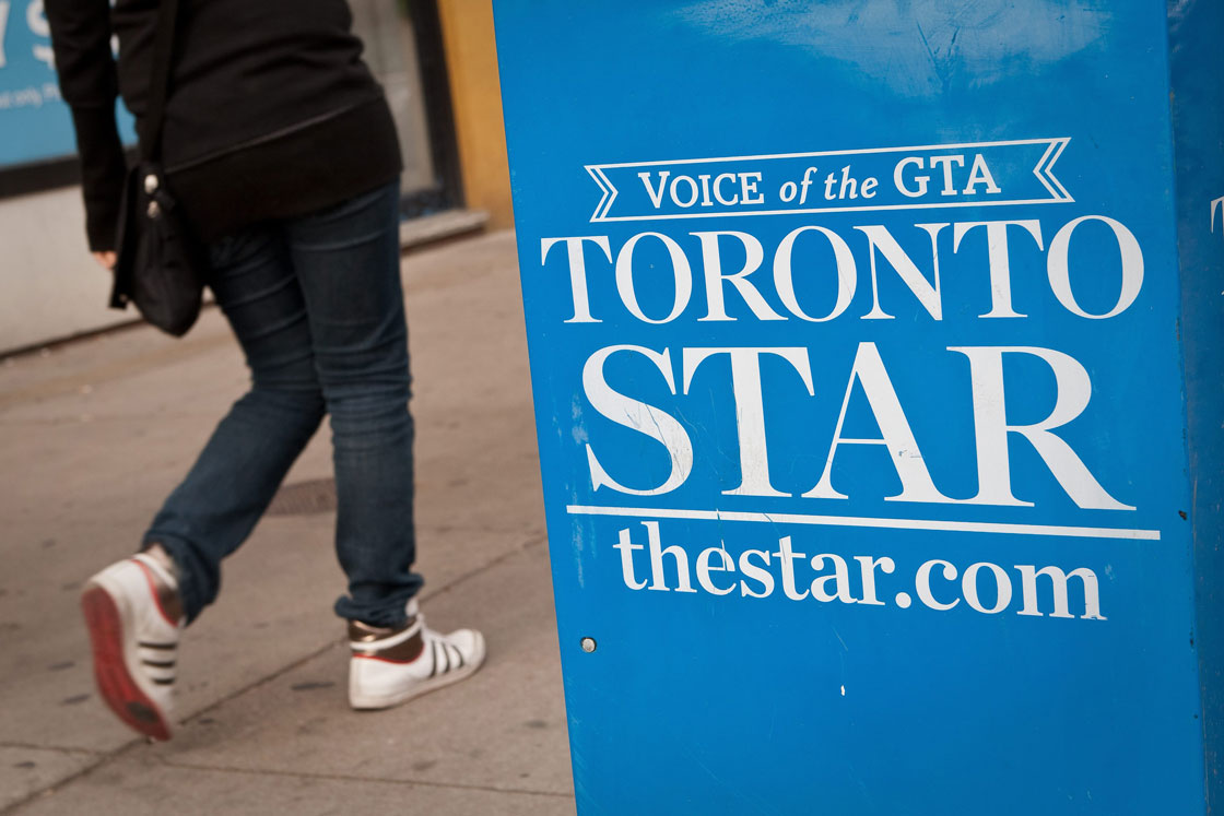 Torstar, the parent company of the Toronto Star and other newspapers, reported a sharp drop in earnings Wednesday. 