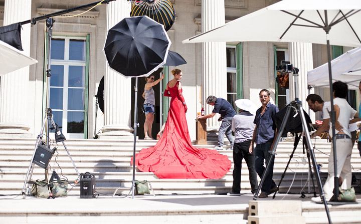 Uma Thurman is photographed by Koto Bolofo for the Campari Calendar 2014.