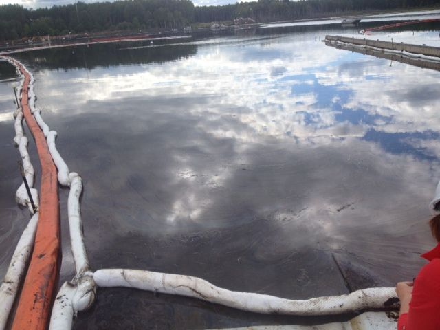 Canadian Natural Resources, Ltd. provides media access to spills at its Primrose site near the Cold Lake Air Weapons Range in northeast Alberta. August 8, 2013.
