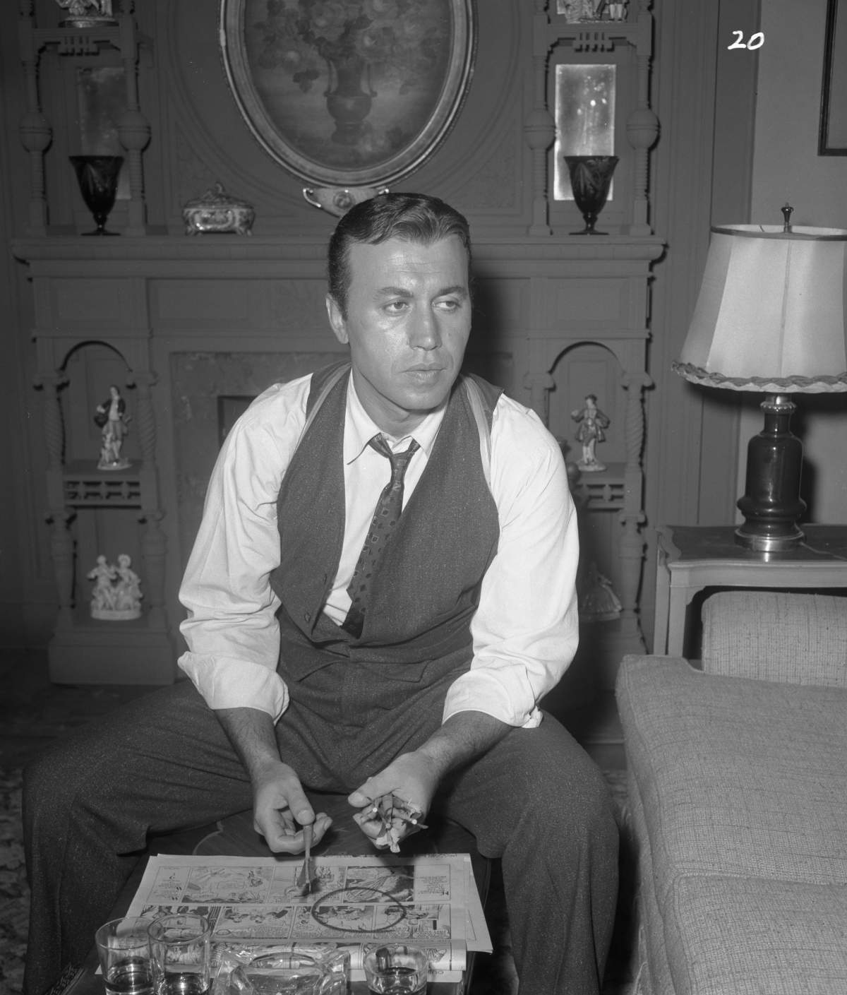 Michael Ansara, pictured in 'The Untouchables.'.
