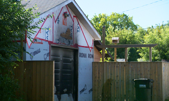 Investigators say arson is the cause for a garage fire in the King George neighbourhood.