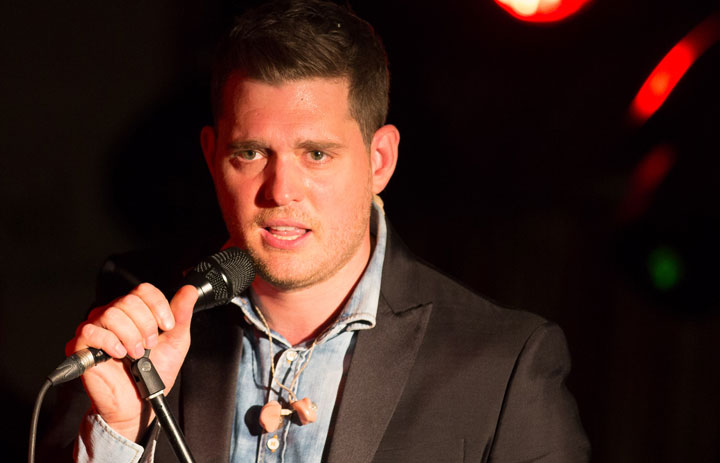 Michael Buble, pictured in June 2013.