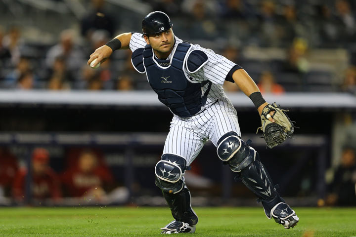 Francisco Cervelli of the San Diego Padres reacts before the game News  Photo - Getty Images