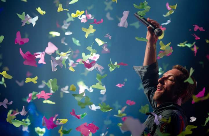 Chris Martin of Coldplay, pictured in 2011.