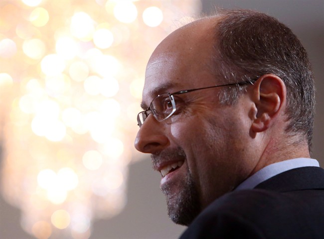 Marcel Desjardins talks to media as he is named the general manager of the new Ottawa CFL franchise in Ottawa, Wednesday, January 30 2013.