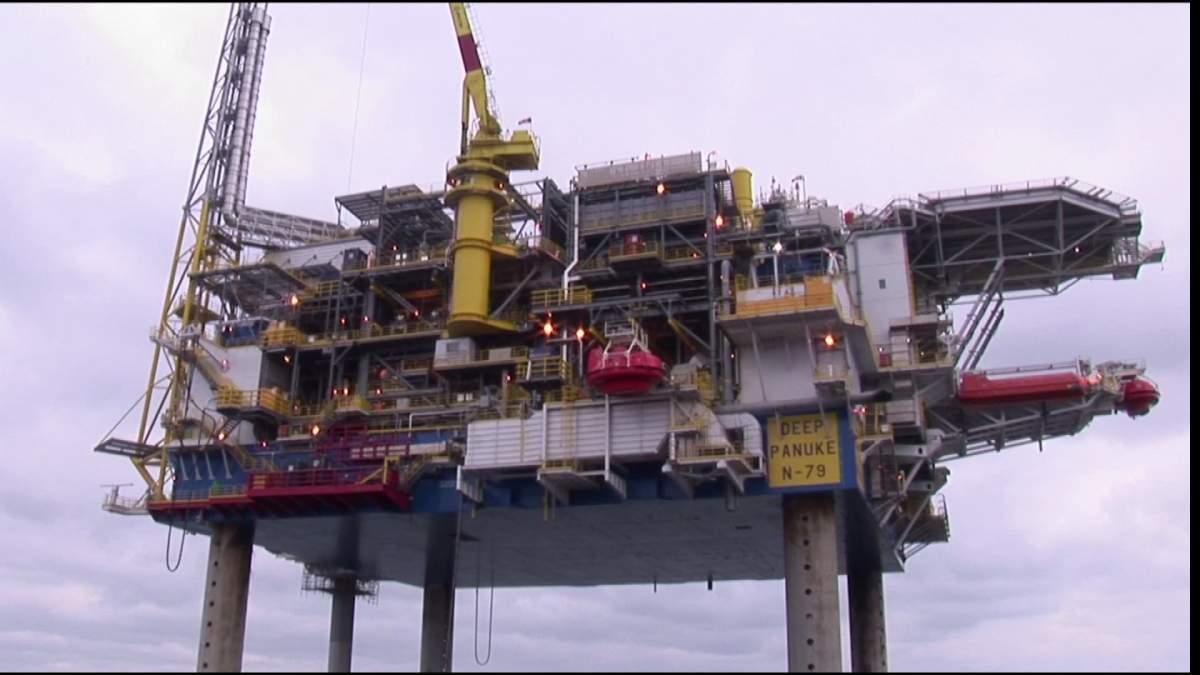 Deep Panuke natural gas platform.