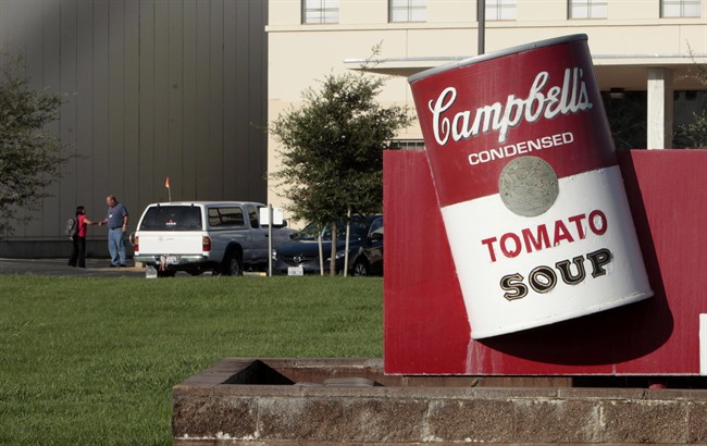 This Sept. 27, 2012 photo shows a Campbell Soup Co. factory in Sacromento, Calif.