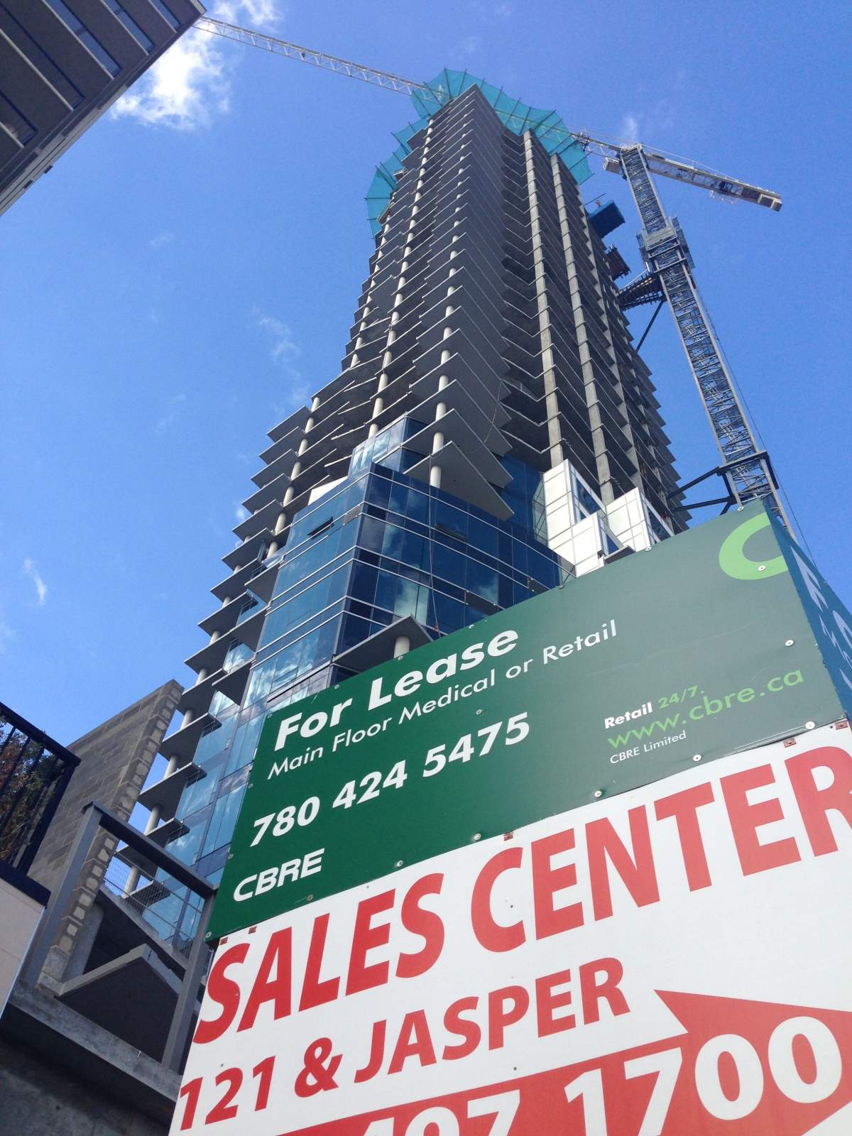 A new study by The Downtown Business Association shows Edmonton's core is experiencing unprecedented residential growth, Thursday, August 29, 2013. 
