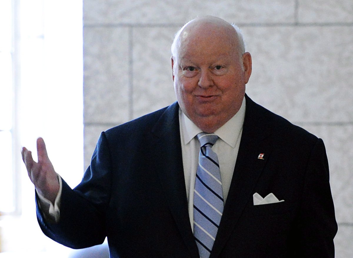Senator Mike Duffy leaves Parliament Hill following a meeting of the Senate Internal Economy, Budgets and Administration committee on Parliament Hill on May 9, 2013 in Ottawa. THE CANADIAN PRESS/Sean Kilpatrick.