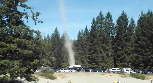 WATCH: Rare dust devil caught on tape on Vancouver Island - image